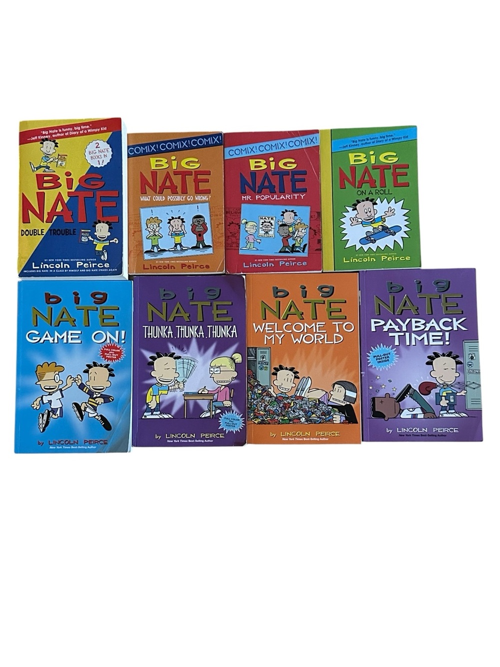 8 (9) Big Nate Lincoln Peirce Chapter Comic Books Lot
